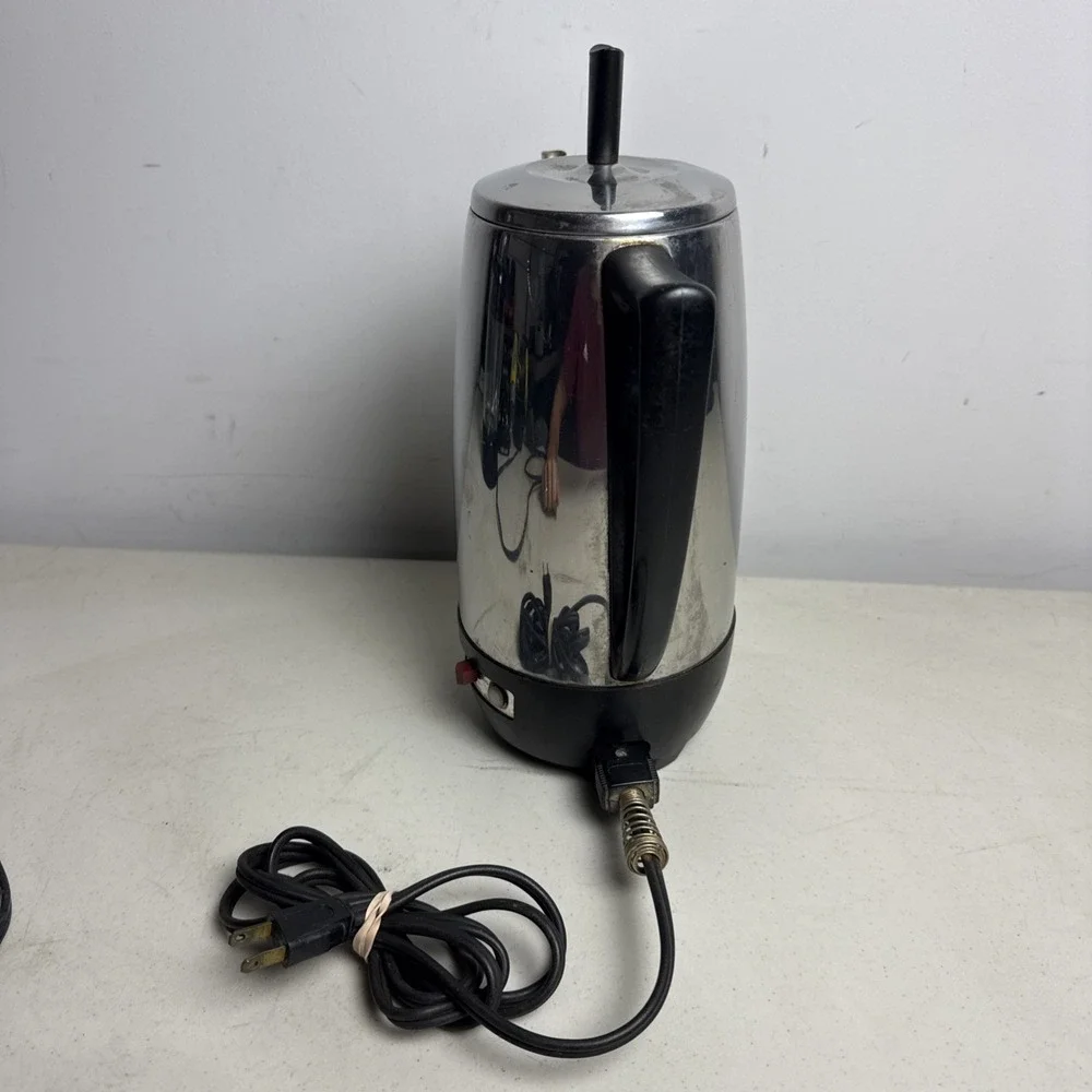 Vintage Kenmore Immersible Electric Coffee Percolator Complete TESTED WORKS